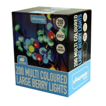 200 multi coloured large berry String Lights 200 multi coloured large berry String Lights